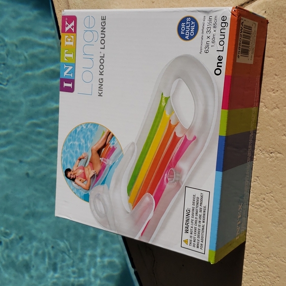 New - INTEX King Kool Pool Lounger - Floatie Pool Lounger - Picture 2 of 5